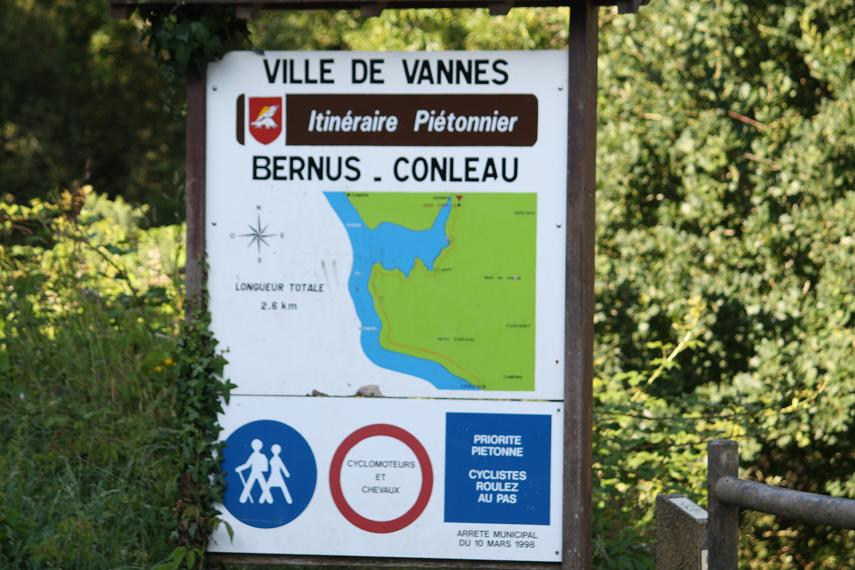 Départ du chemin de Conleau à Bernus